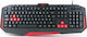 Spirit of Gamer Antighosting 4 Gaming Tastatur mit Beleuchtete Tasten (Englisch US)