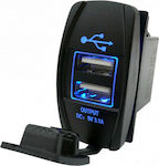 CarCommerce Car Cigarette Lighter Adapter Axel 2 x USB - 3.1A 42557