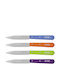 Opinel N° 112 Sweet-Pop Μαχαίρια Γενικής Χρήσης από Ανοξείδωτο Ατσάλι 4τμχ