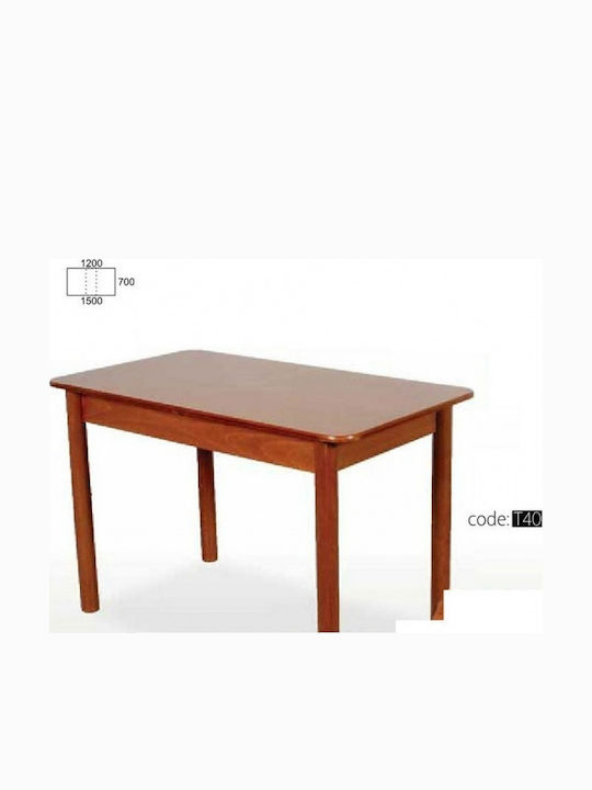 Table Kitchen from Solid Wood 120x70cm