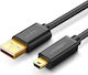 Ugreen USB 2.0 Cablu USB-A de sex masculin - mini USB-B de sex masculin Negru 1m 10355