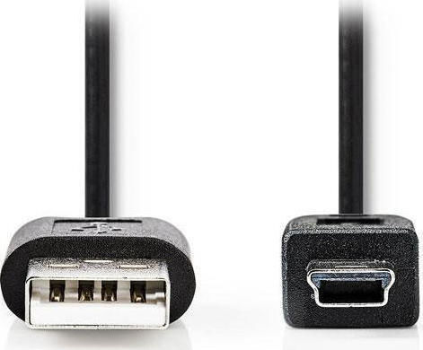 Nedis USB 2.0 Cable USB-A male - mini USB-B male 1m (CCGT60300BK10)