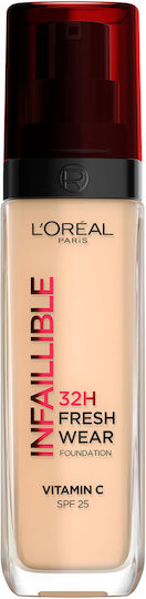 L'Oreal Paris Infaillible 32H Fresh Wear Liquid Foundation 100 Linen 30ml