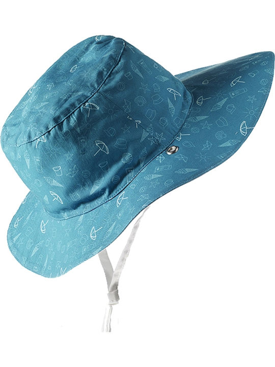 KiETLA Παιδικό Καπέλο Bucket Υφασμάτινο Αντιηλιακό Swimming Pool για Αγόρι Μπλε