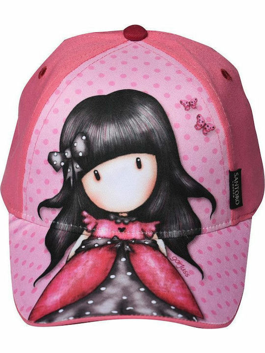 Santoro Kinderhut Jockey Stoff Gorjuss Ladybird Rosa