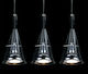 Luma Pendant Light Three-Light Rail for Socket E14, E.14 Transparent