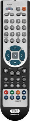 Tele Universal Remote Control USB-100N for CD-DVD Players , Τηλεοράσεις and Ψηφιακούς Δέκτες