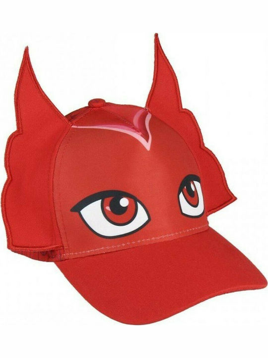 Cerda Παιδικό Καπέλο Jockey Υφασμάτινο Owlette Κόκκινο