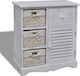 Entry Furniture with Shoe Rack White 60x30x63cm