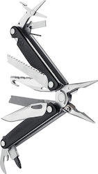 Leatherman Charge Multitool Schwarz mit Klinge aus Rostfreier Stahl in Scheide