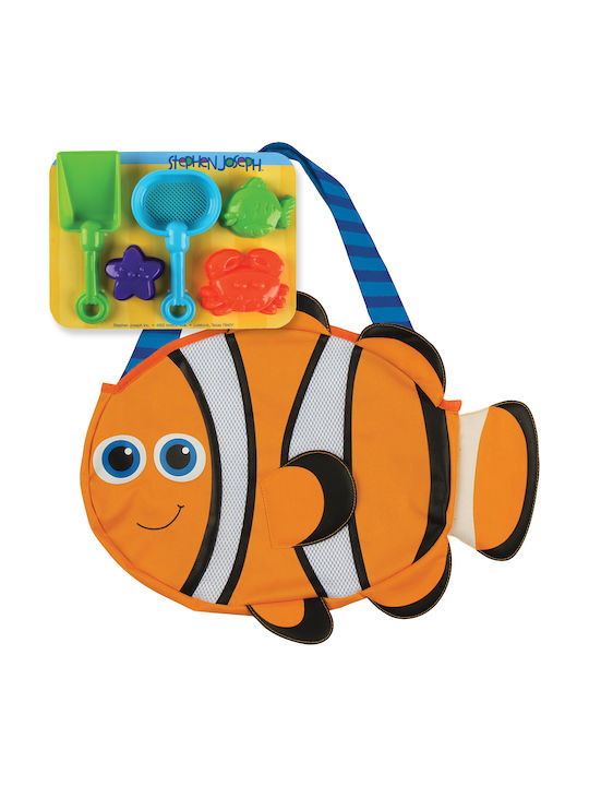 Stephen Joseph Clownfish Παιδική Τσάντα Θαλάσσης Πορτοκαλί 33εκ.