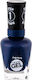 Sally Hansen Miracle Gel Step1 Лак За Нокти Дълготраен Полски Гланц Тъмносин 14.7ml
