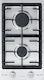 Miele Domino Εστία Υγραερίου Αυτόνομη Inox 28.8x52εκ. Ασημί