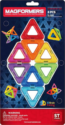 Magformers Joc de construcție magnetic Triangle Set pentru copii de 3++ ani