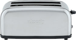 HKoenig Φρυγανιέρα 4 Θέσεων 1500W Inox