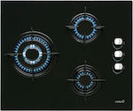 Cata CIB 6021 BK Autonomous Cooktop with Liquid Gas Burners 58.4x51cm