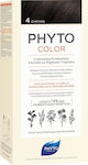 Phyto Phytocolor Set Haarfarbe kein Ammoniak 4.0 Chestnut 50ml