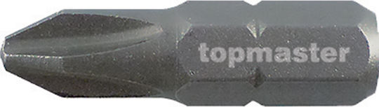 Topmaster Set Bits PH2 25mm Set 2 Screwdriver Bits Cross