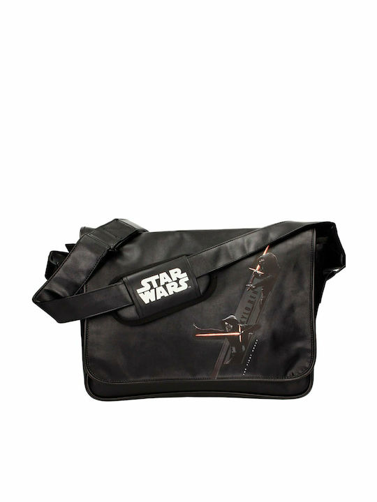 Sd Toys Kylo Poses Παιδική Τσάντα Ώμου Μαύρη 35εκ.