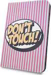 Don't Touch Flip Cover Δερματίνης Πολύχρωμο (Universal 7-8")