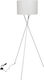 vidaXL Modern Floor Lamp E27 H139xW38cm White