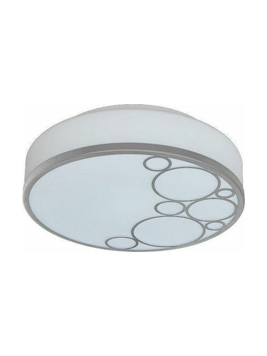 Luma Modern Glass Ceiling Light with Socket E27 40pcs White