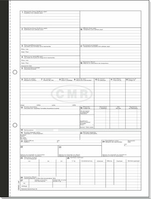 Typotrust Φορτωτική CMR (ΕΟΚ) Formulare de tranzacție 4x50 Foi 254γ