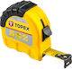 Topex 10m x 25mm Tape Measure 25mm x 10m