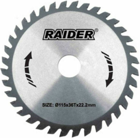Raider Δίσκος Κοπής Ξύλου 160mm