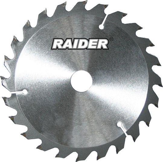 Raider Δίσκος Κοπής Ξύλου με 24 Δόντια 185mm