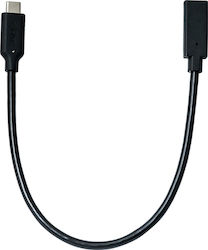 i-tec USB 3.0 Video Cable USB-C Male - USB-C Female 60W Black 0.3m C31EXTENDCBL