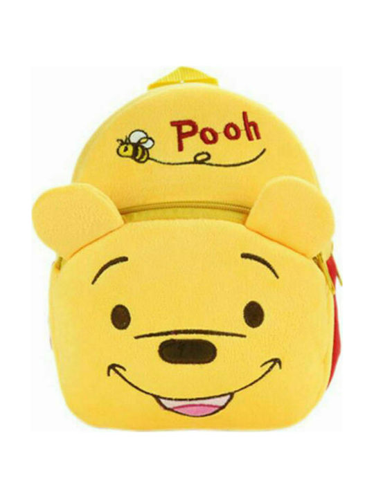 Winnie The Pooh Kids Bag Backpack Yellow 23cmx8cmx23cmcm