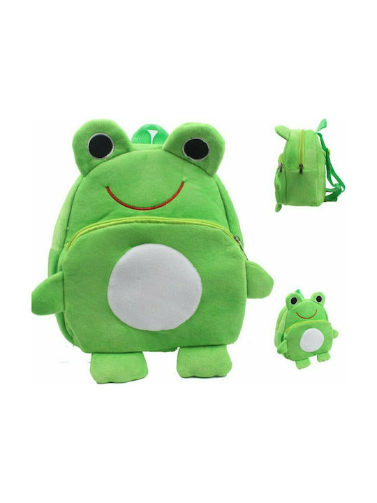 Βάτραχος Kids Bag Backpack Green 23cmx8cmx23cmcm