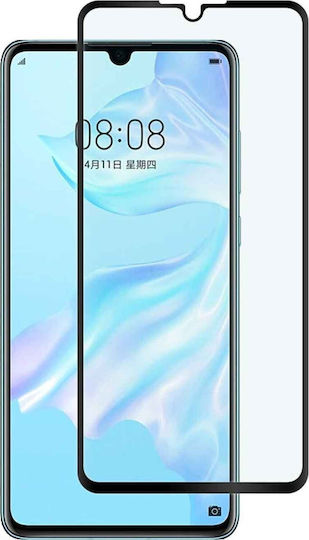 Пълно лепило Закалено стъкло за цялото лице (Huawei P30)