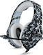 Onikuma K1-B Over Ear Gaming Headset με σύνδεση 3.5mm Γκρι