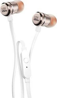 JBL T290 In-ear Handsfree με Βύσμα 3.5mm Χρυσό