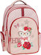 Graffiti Hello Kitty School Bag Backpack Elementary, Elementary in Pink color