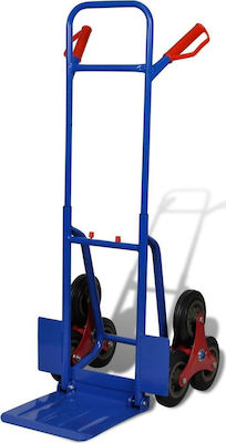 vidaXL Transport-Wagen Folding for Load Weight up to 200kg in Blau Color