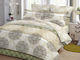 Le Blanc Sheet Sets Queen 220x240cm. Roma Brown 4pcs