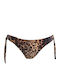 Rock Club BP-3074 Bikini Slip with Ties Animal Print BP3074.animal