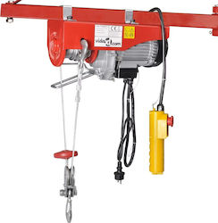 vidaXL Electric Hoist for Weight Load up to 200kg Red