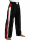 Olympus Sport Trousers Cotton Adults / Kids Kick Boxing Black / Red Trousers