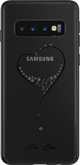 Kingxbar Wish Series Задна корица Силикон Черен (Galaxy S10+)