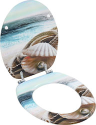 vidaXL Capac WC Lemn 42.5x35.8cm Shell vidaXL Capac WC Lemn 42.5x35.8cm Shell
