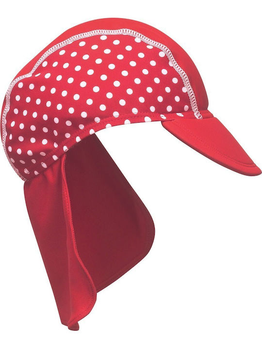 Playshoes Παιδικό Καπέλο Υφασμάτινο Αντηλιακό Red Dots Κόκκινο