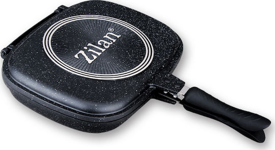 Zilan Smart Double Grill made of Aluminum with Non-Stick Coating 35cm