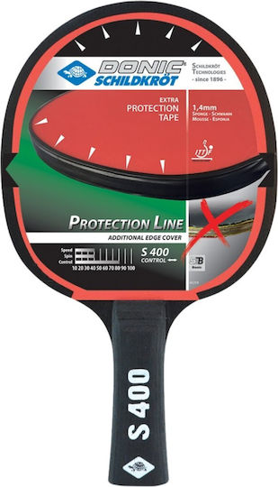 Donic Protection Line 400 Ρακέτα Ping Pong για Αρχάριους Παίκτες