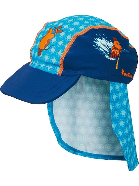 Playshoes Kids' Hat Fabric Sunscreen Die Maus Blue 461108