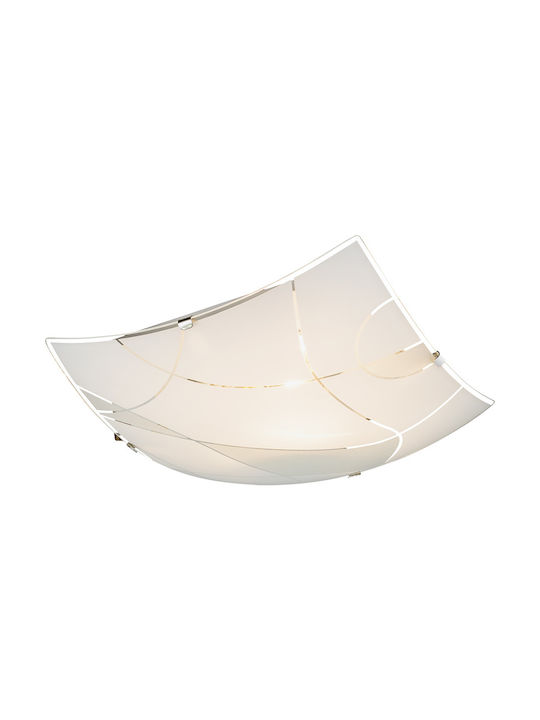 Globo Lighting Paranja Clasică De sticlă Plafonieră de tavan cu Dulie E27 25buc Alb