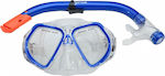 Xifias Sub Kids' Diving Mask Set with Respirator Set Blue